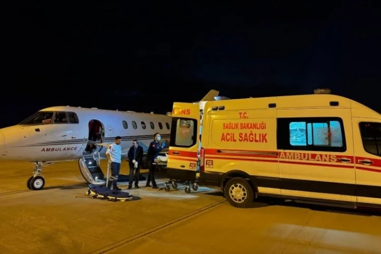 11 Yaşındaki Çocuk İçin Hava Ambulansı Havalandı