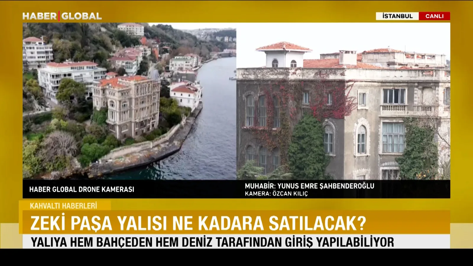 130 Yıllık Zeki Paşa Yalısı Satışta!
