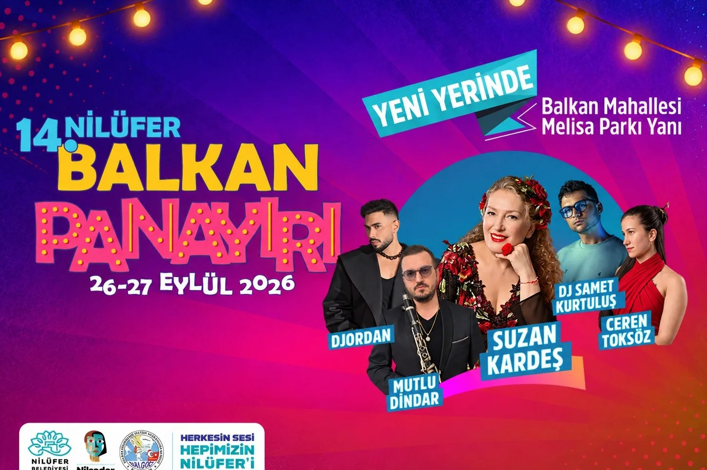14. Nilüfer Balkan Panayırı yeni yerinde 26-27 Eylül’de