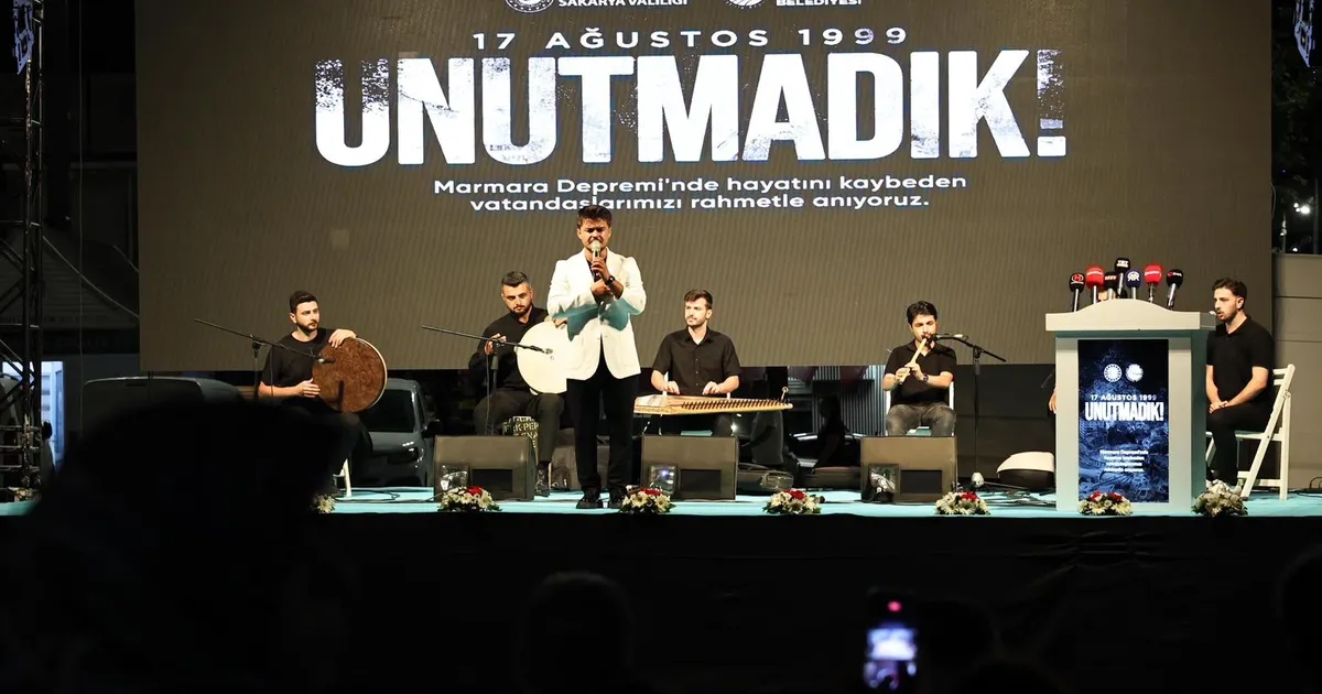 17 Ağustos Depremi’nin 26. Yılı Sakarya’da Anıldı