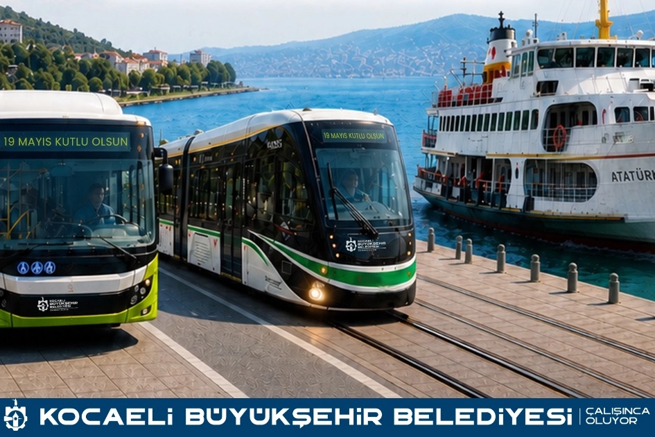 19 Mayıs’ta Kocaeli’de Ulaşım Ücretsiz!