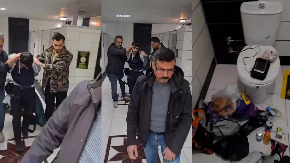 2 Aydır Tuvalette Saklanan Firari Yakalandı!
