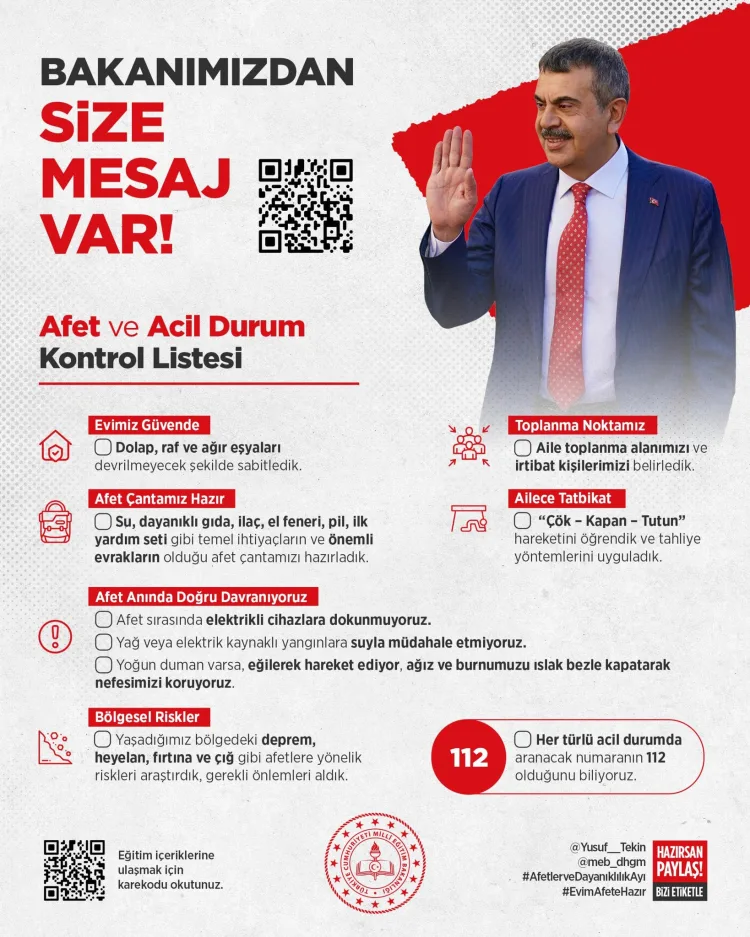 2025’te Ekim Ayı ‘Afetler ve Dayanıklılık Ayı’