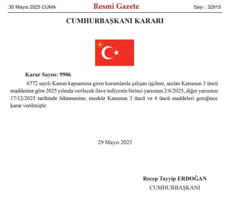 2025’te Kamu İşçilerine İki Taksit Ödeme Müjdesi!