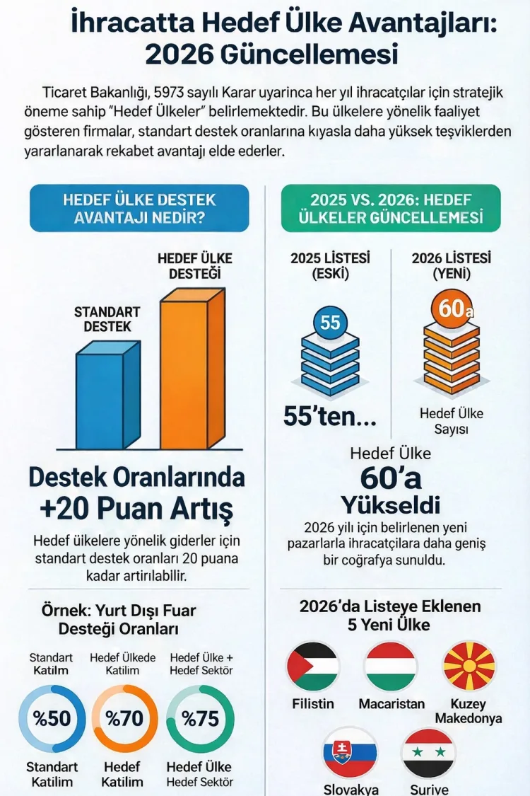 2026’da Hedef Ülke Sayısı 60’a Yükseldi!