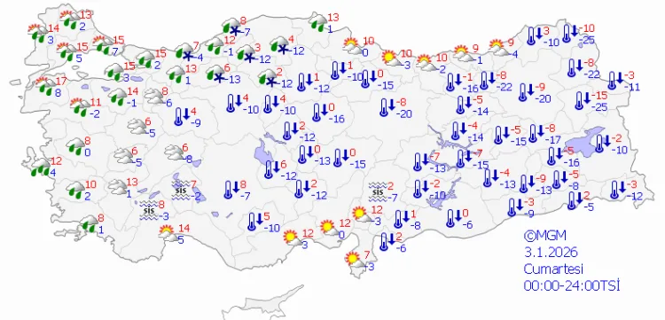 3 Ocak’ta Ege ve Karadeniz’de Fırtına Uyarısı!