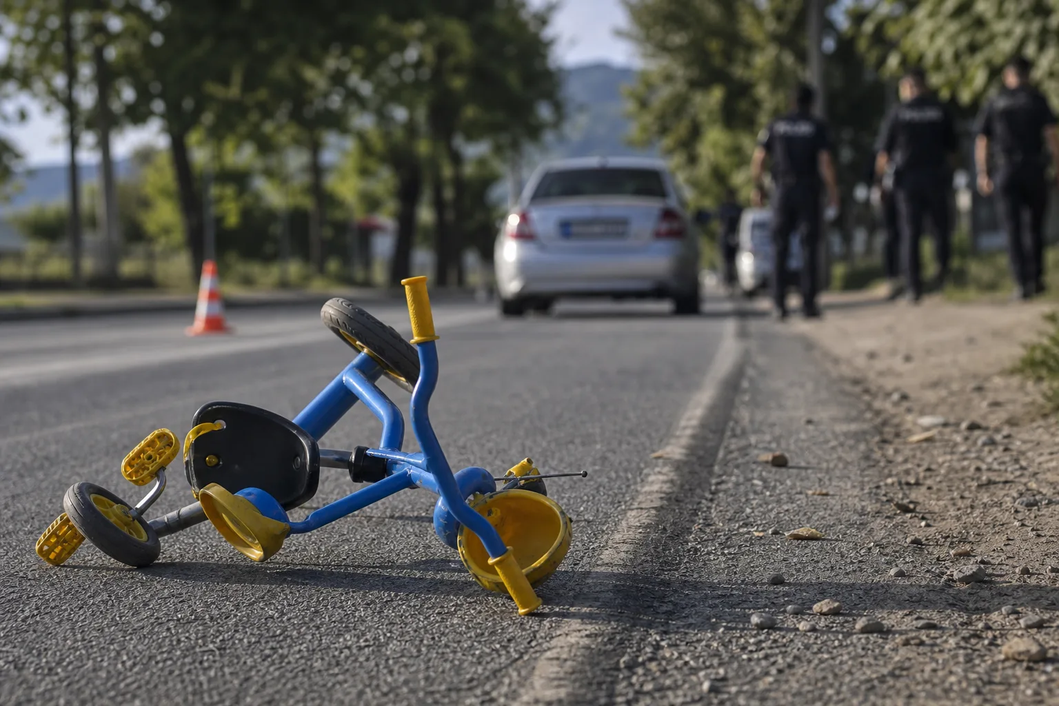 3 Tekerlekli Bisikletle Oyun Oynayan Çocuk Trafik Kazasında Hayatını Kaybetti