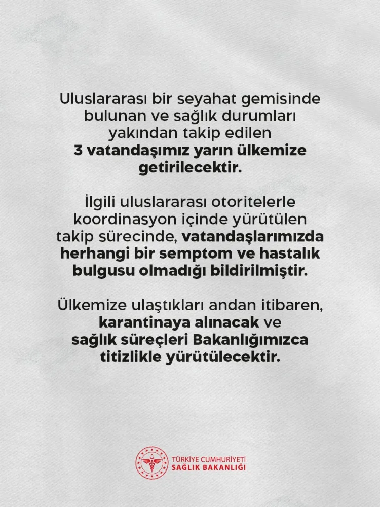 3 Türk Vatandaşı Yarından İtibaren Türkiye’de!