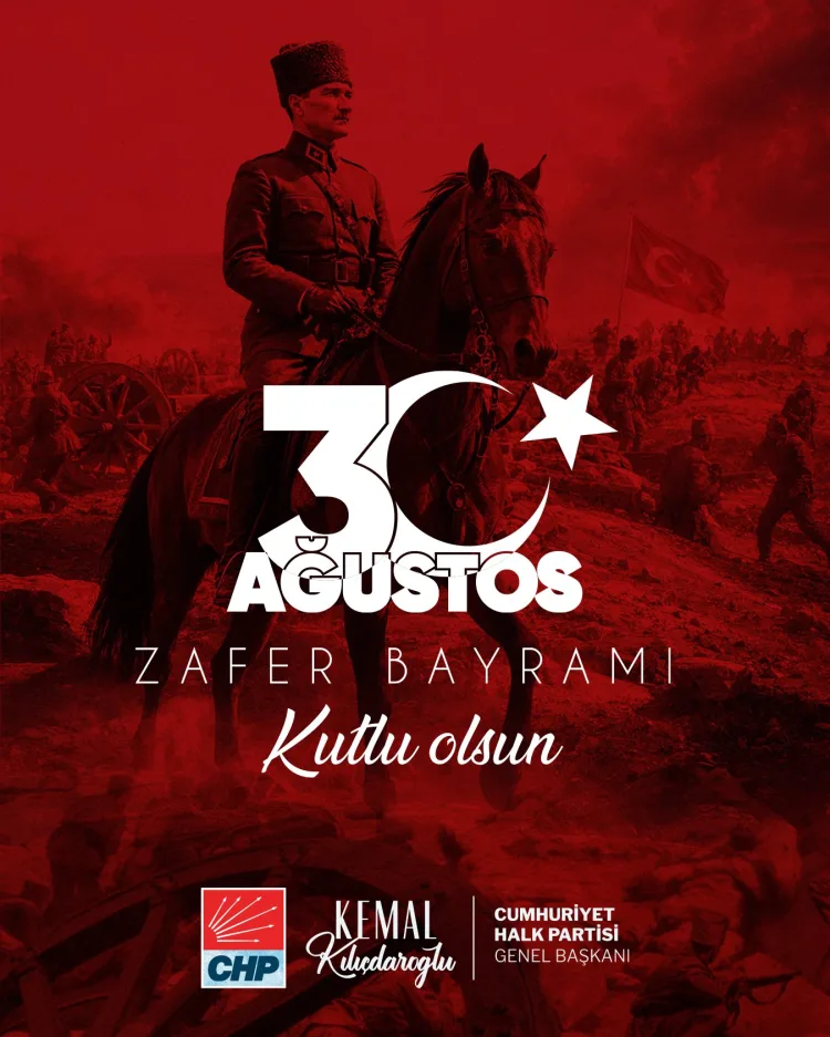 30 Ağustos’ta Birlik ve Bağımsızlık Vurgusu