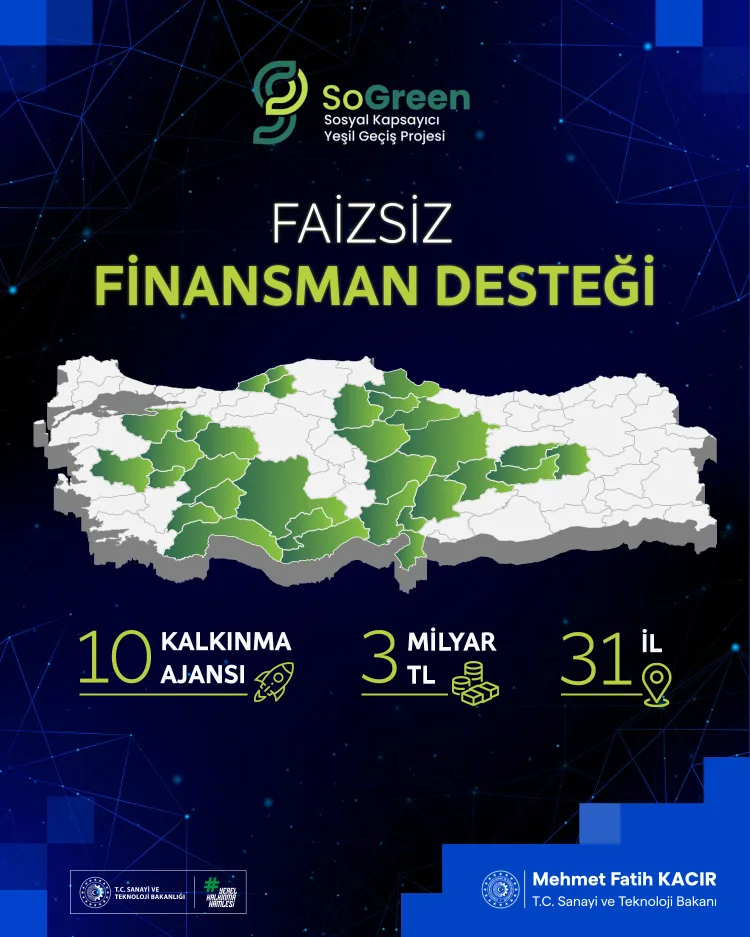 31 İlde 3 Milyar TL’lik Yeşil Destek Açıklandı!
