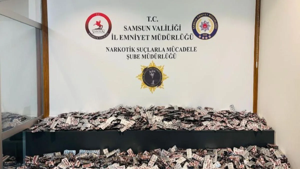 33 Bin Uyuşturucu Hapla Operasyon: İki Gözaltı!