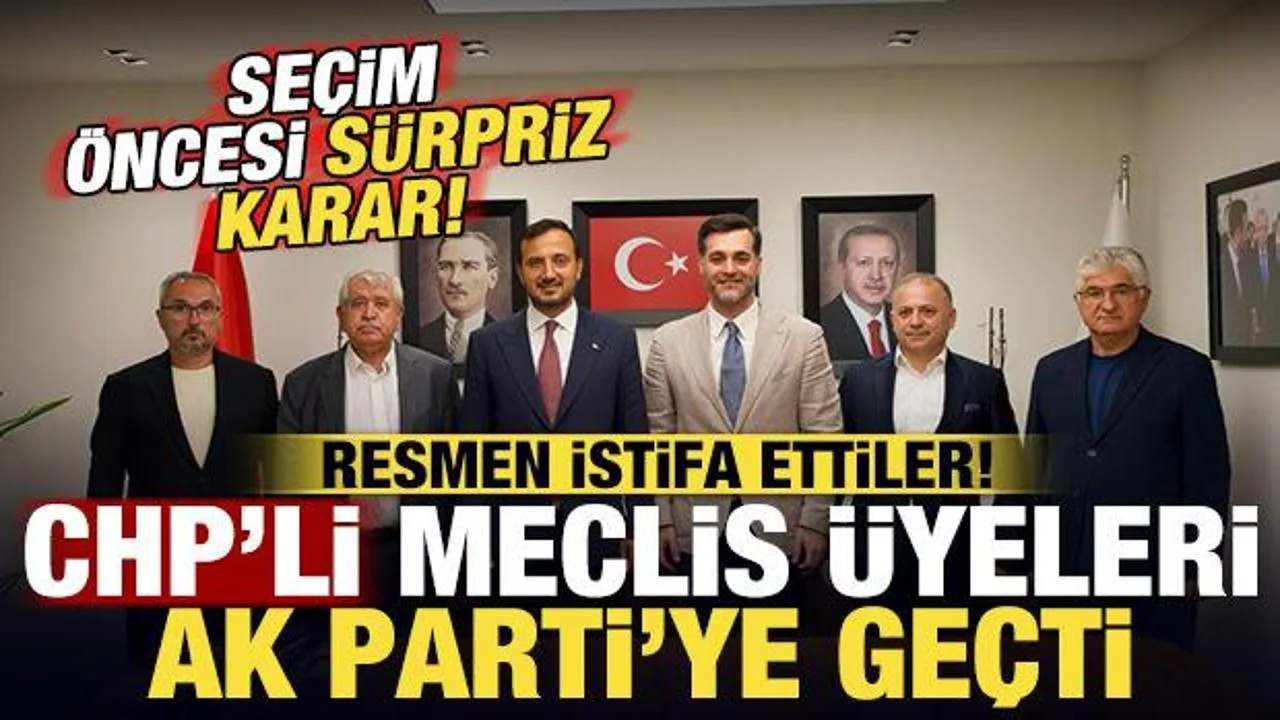4 CHP’li Üsküdar Meclis Üyesi AK Parti’ye Geçti!