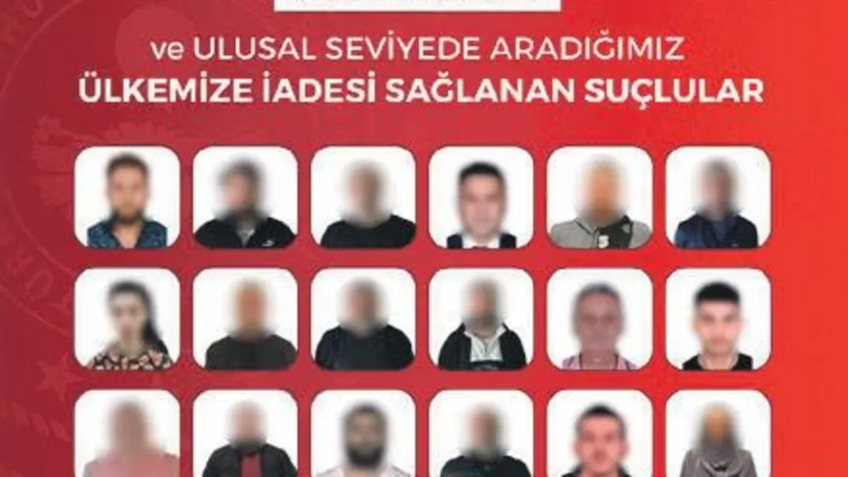 41 Firari Türkiye’ye İade Edildi!