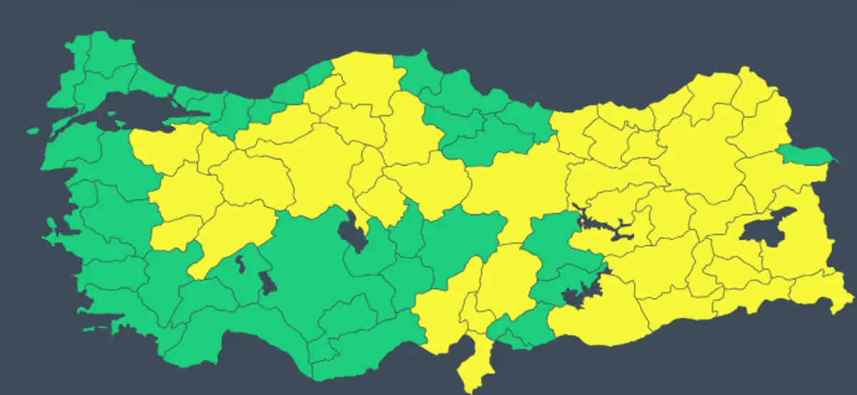 Meteoroloji’den 44 il için sarı kodlu uyarı! 20 şehirde kar yağışı sürprizi 2
