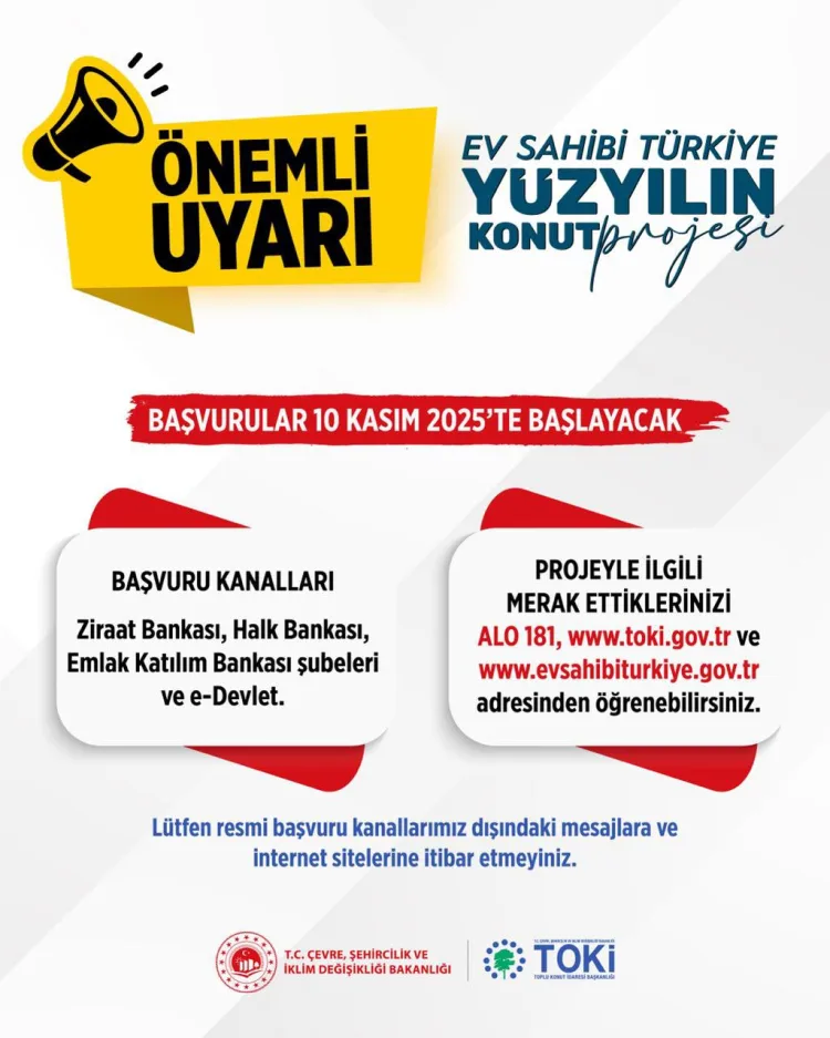 500 Bin Konut Projesinde Dolandırıcılara Dikkat!