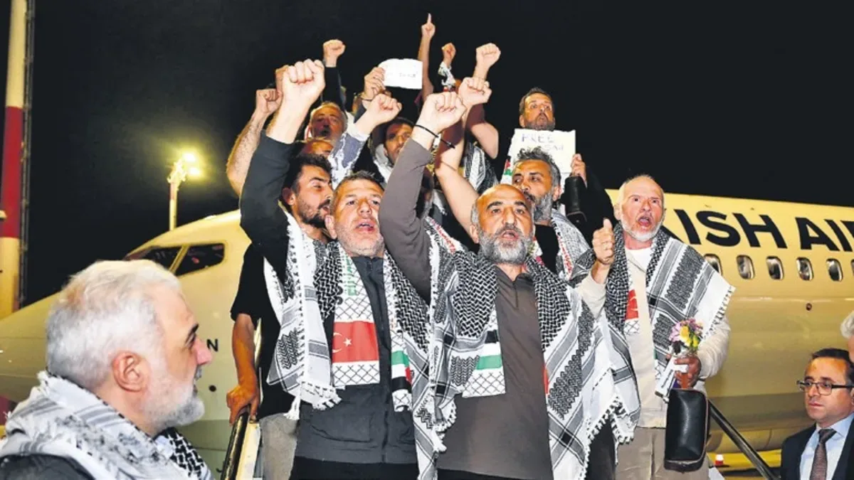 59 Sumud Aktivisti İstanbul’a Getirildi!