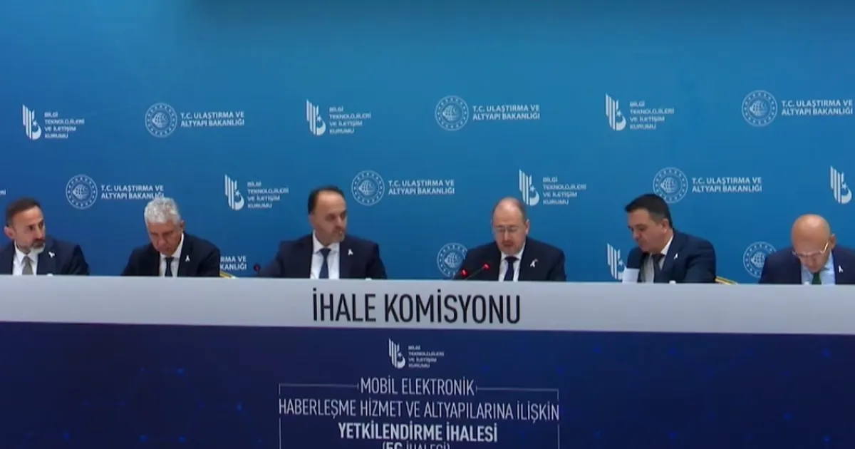 5G İhalesi Tamamlandı, 3 Milyar Dolar Gelir!