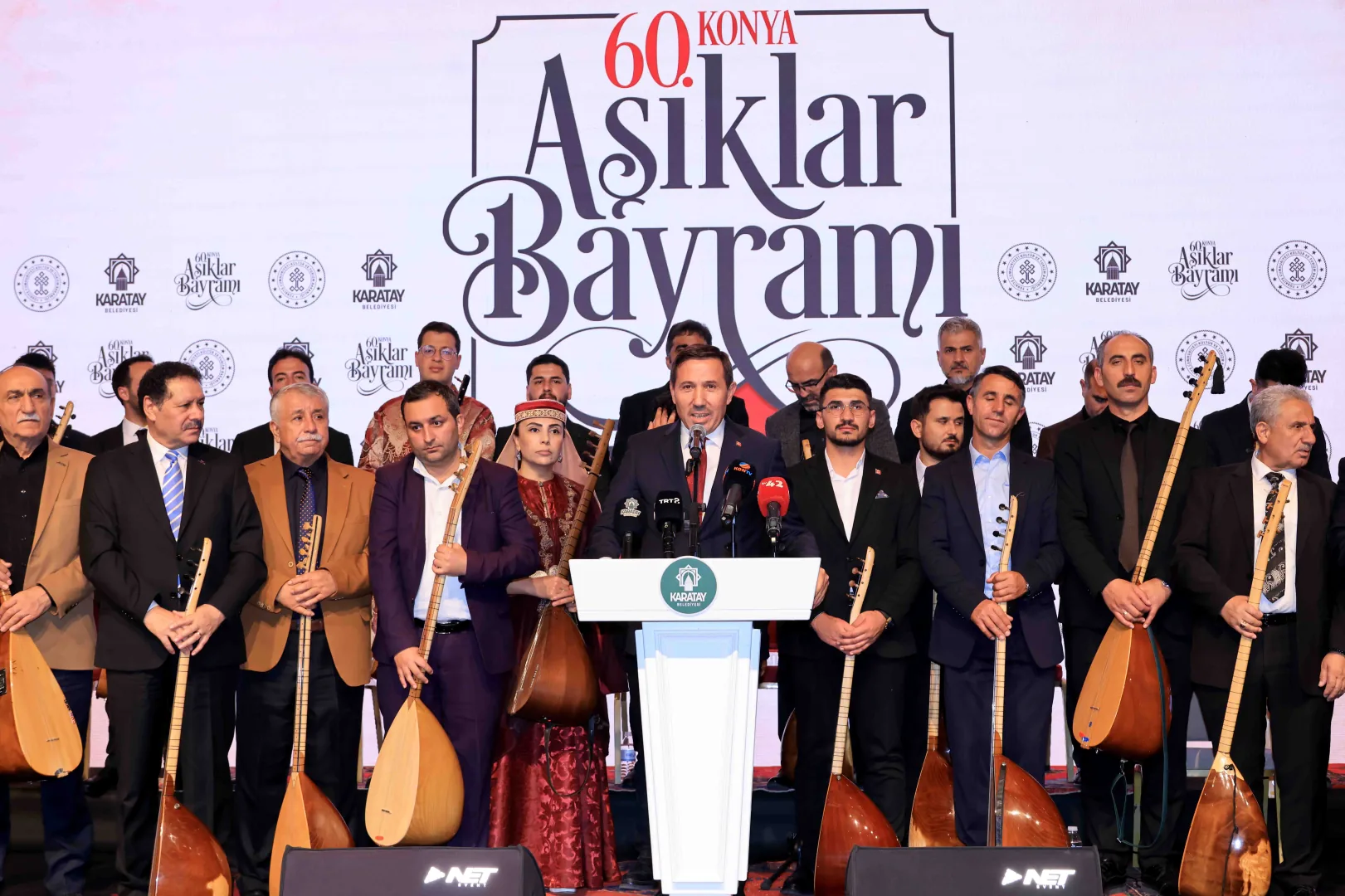 60. Konya Âşıklar Bayramı muhteşem finalle taçlandı