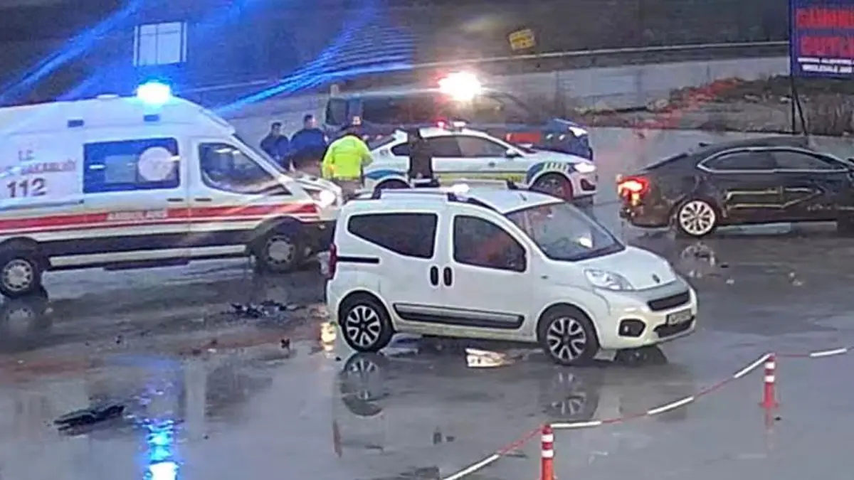 60 metre sürüklendi, takla üstüne takla attı! Korkunç anlar saniye saniye kamerada 4
