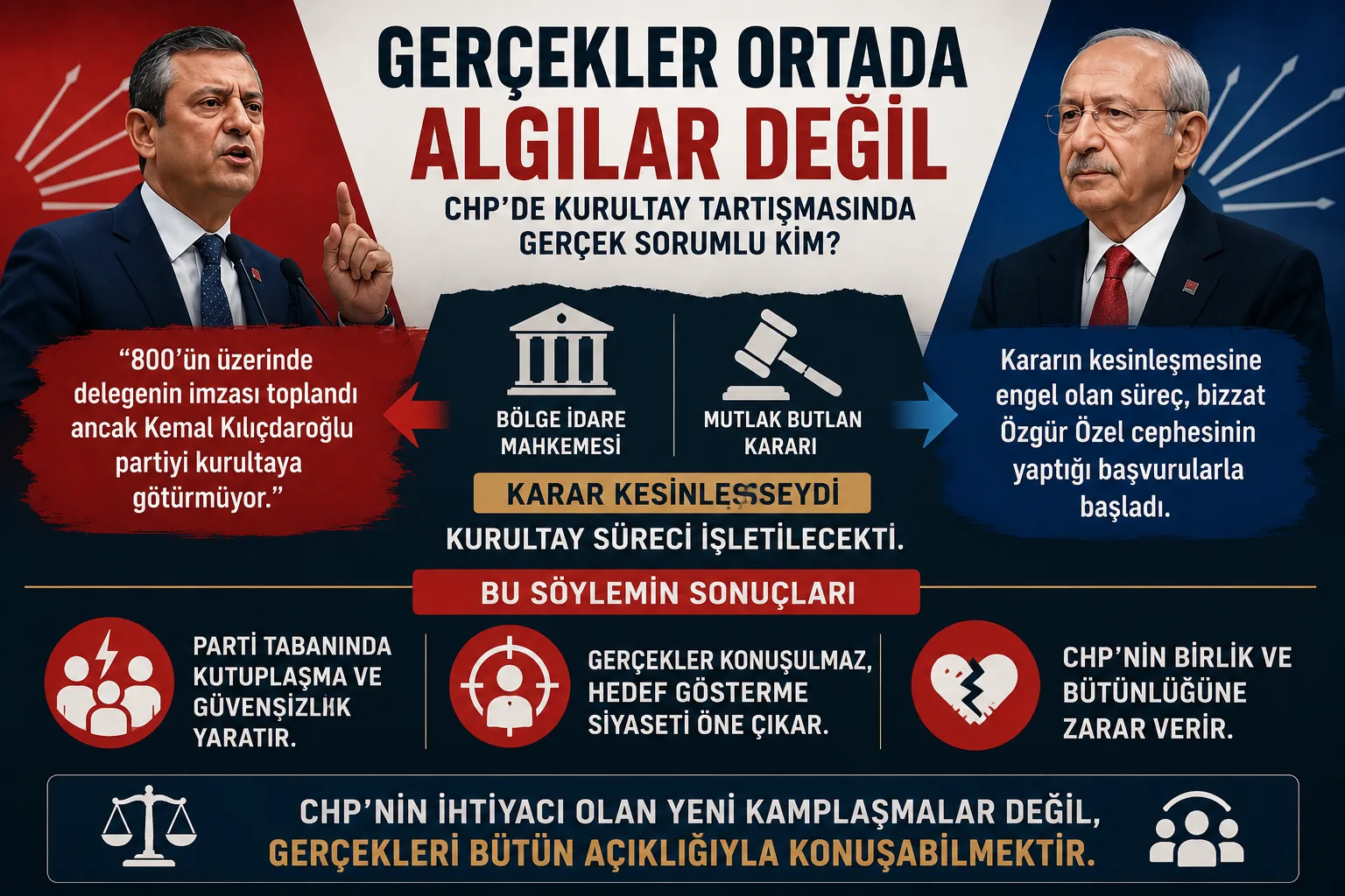 800 İmza Yalanı: Kurultayı Engelleyen Kim, Suçu Kimin Üzerine Yıkıyor?