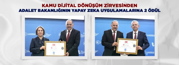 Adalet Bakanlığı’na Dijital Dönüşüm Ödülü!