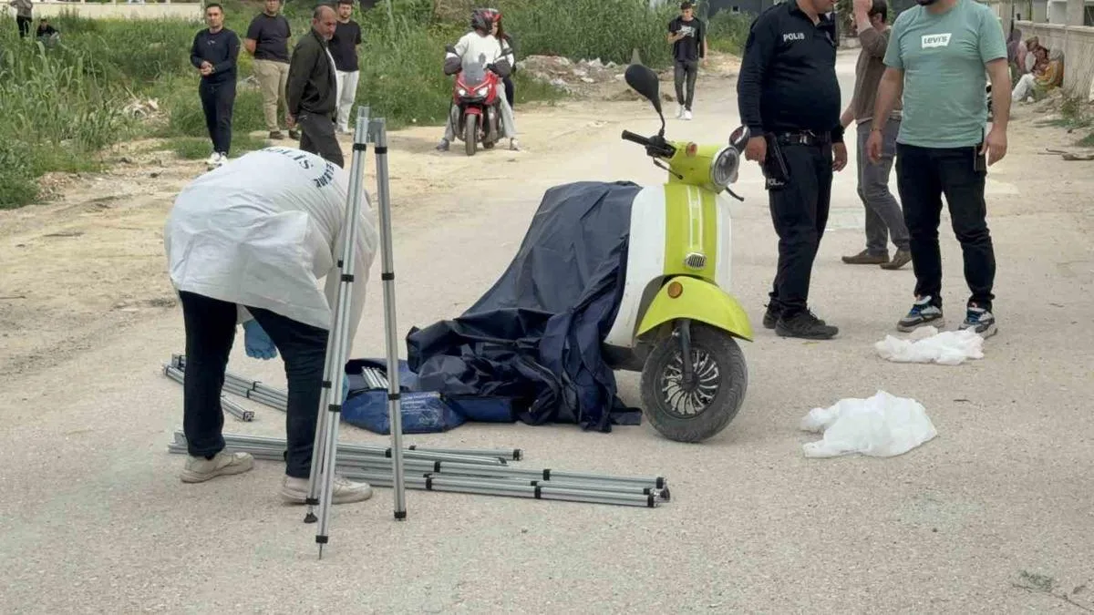 Adana’da Motosikletli Adam Tabanca ile Vuruldu
