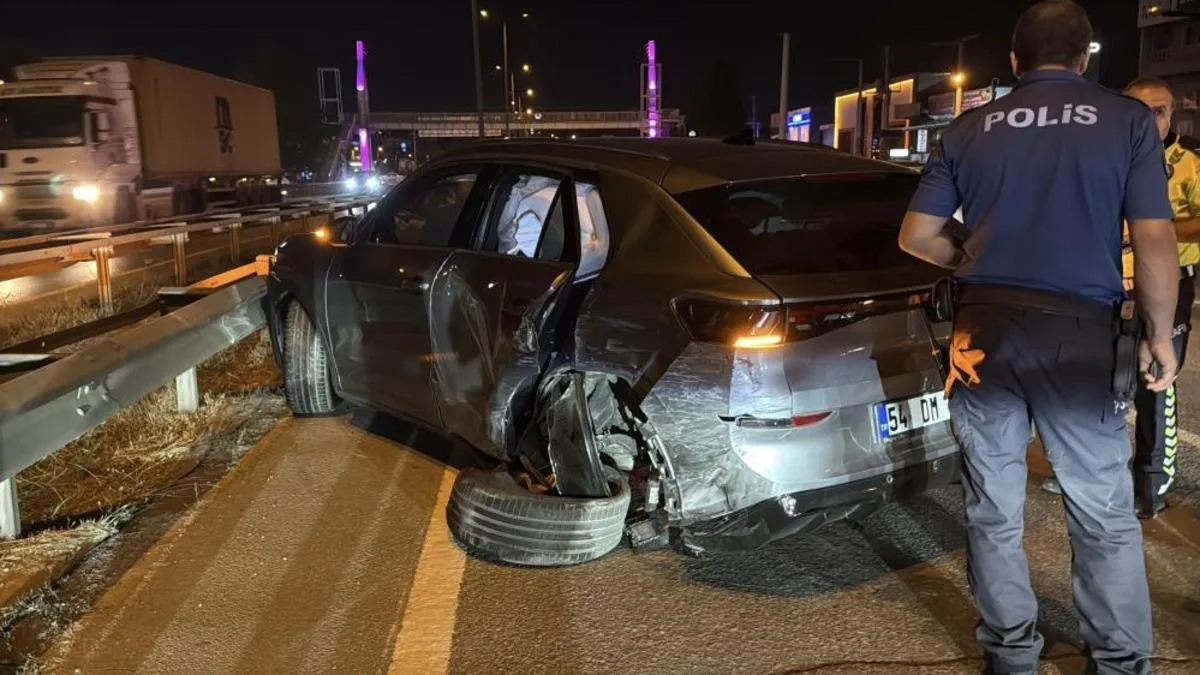 Adapazarı’nda Trafik Kazası: 4 Yaralı!