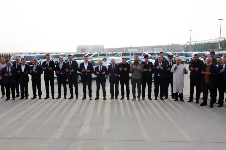 Adıyaman’a 116 Yeni Araçla Güvenlik Güçleniyor
