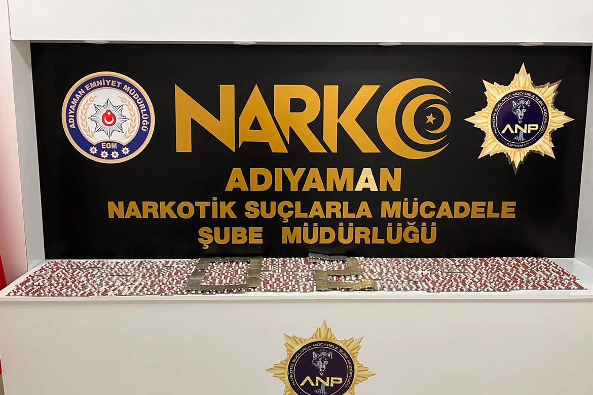 Adıyaman’da 3.332 Sentetik Hapla Tutuklama!