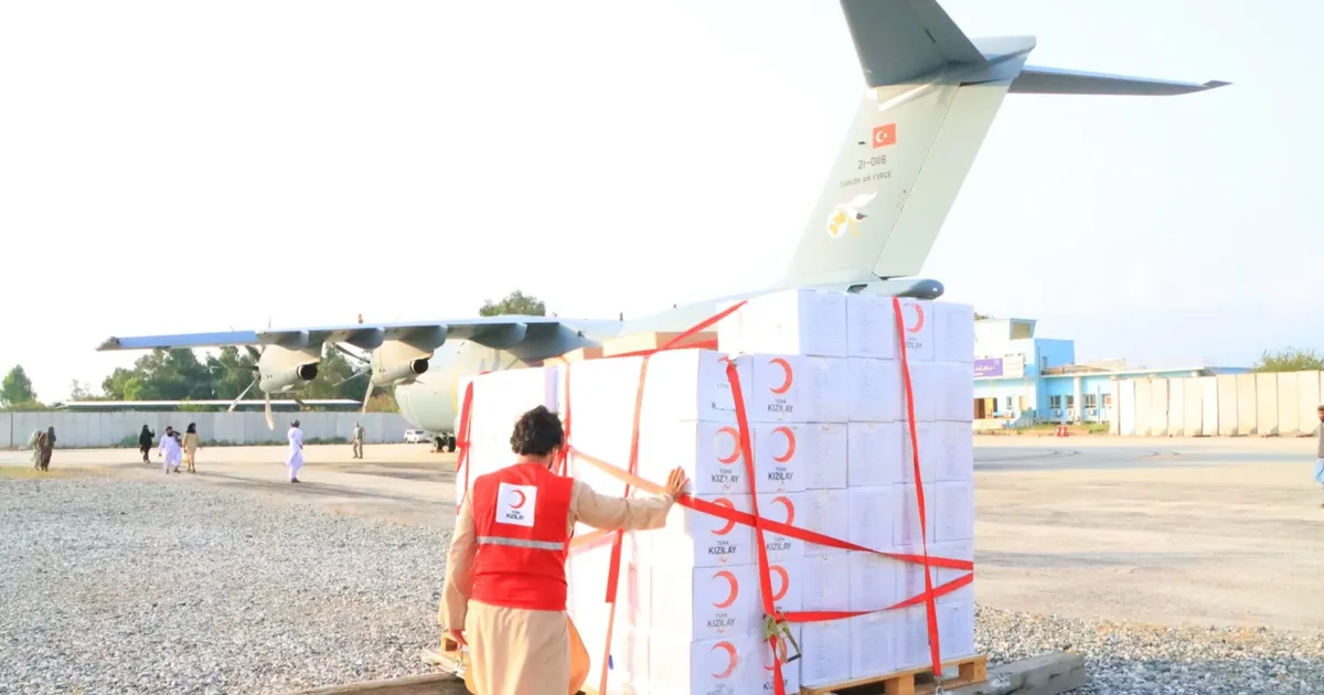 Afganistan’a Türkiye’den Acil Yardım Gönderildi
