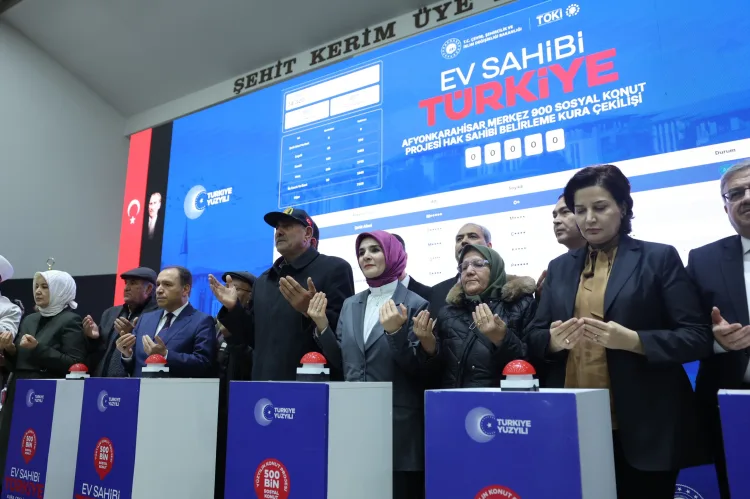 Afyon’da 4.370 Sosyal Konut Kura Heyecanı!