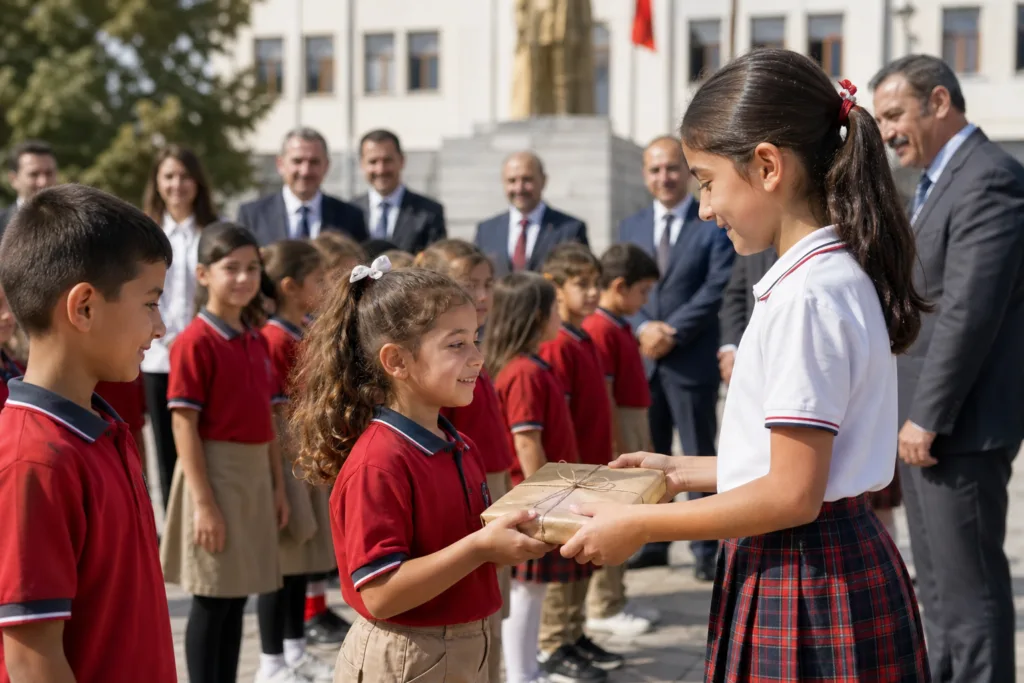 Ağın’da Öğrencilerden İlköğretim Haftası Coşkusu
