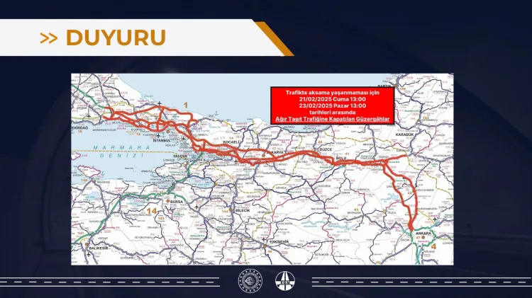 Karayolları Genel Müdürlüğü Uyarıları