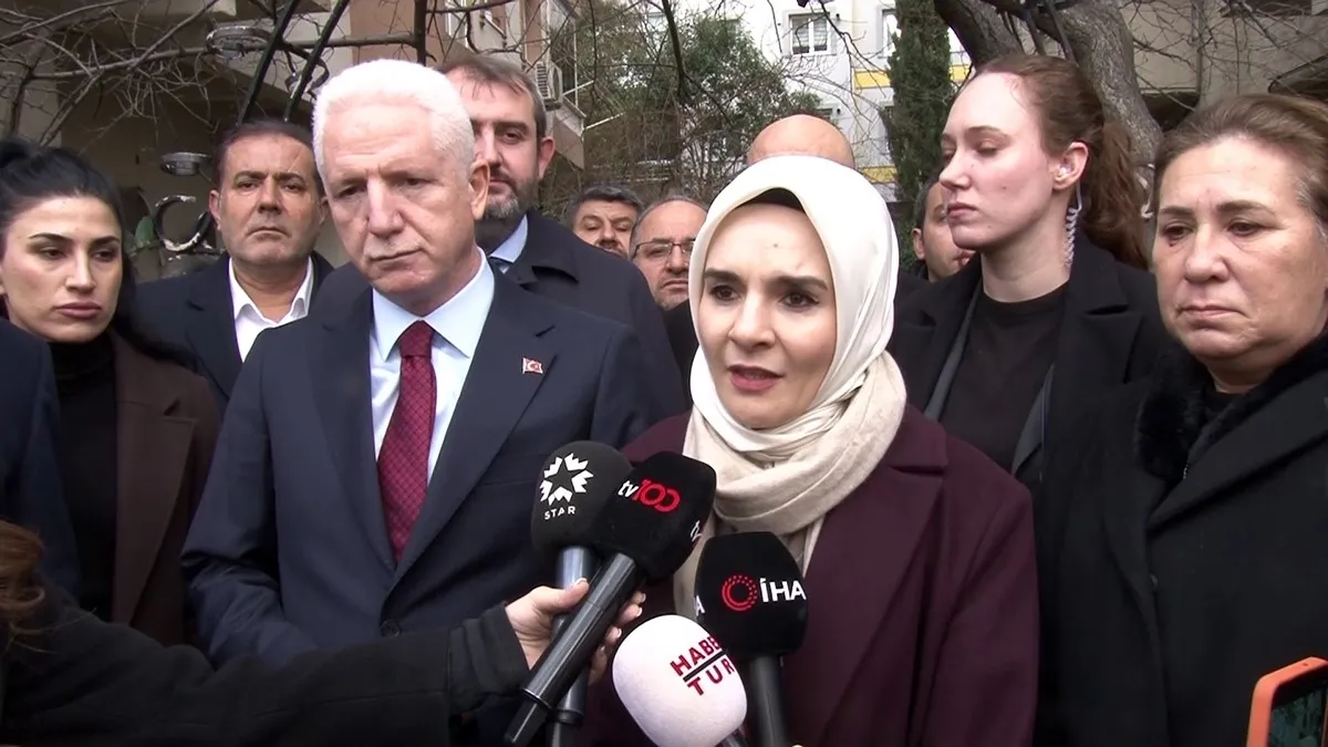 Aile Bakanı Göktaş’tan Çağlayan Ailesine Ziyaret