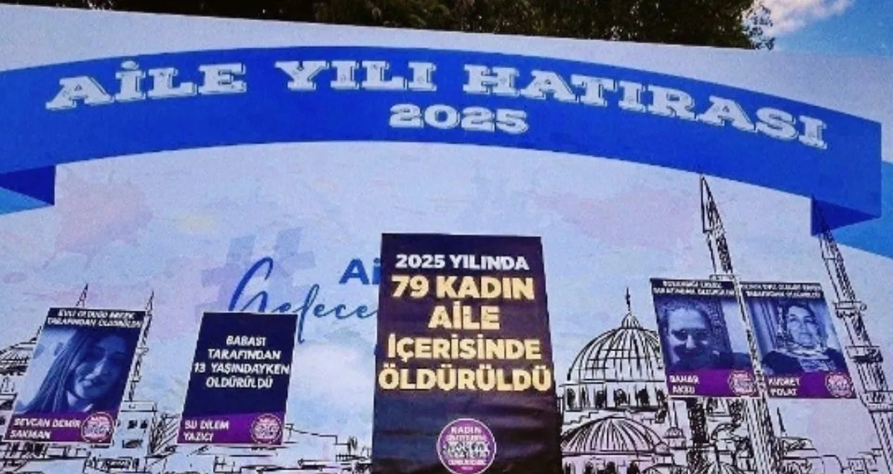 Aile Yılı Panosuna Kadınlardan Sert Tepki!