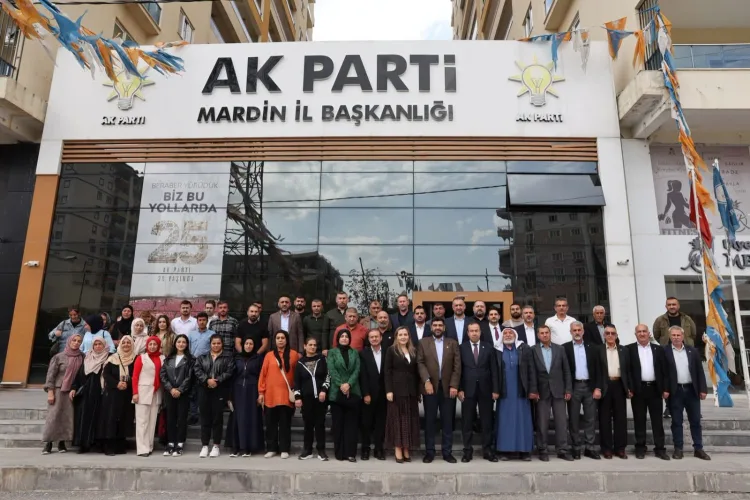 AK Parti Mardin’de Yeni Katılımlar Coşkuyla Karşılandı