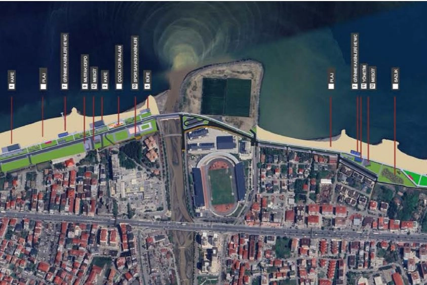 Akçaabat Sahili’nde Modern Yaşam Alanları Geliyor