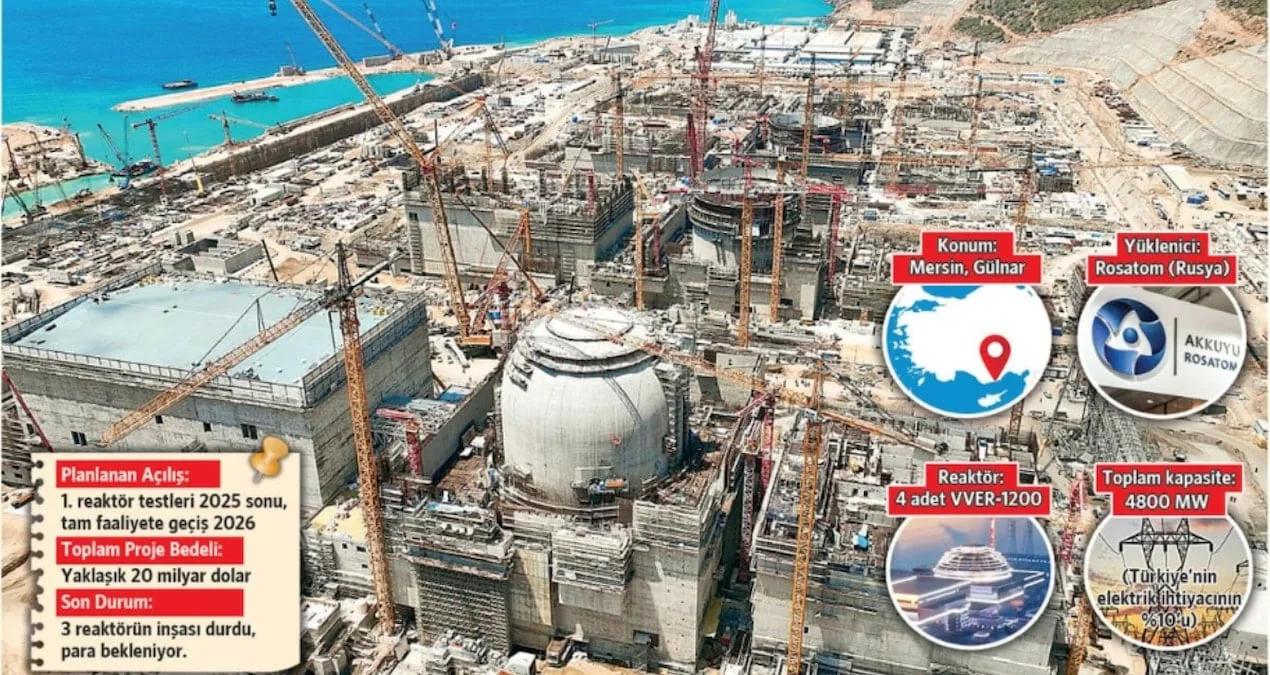Akkuyu Nükleer Santrali’nde İnşaat Durduruldu!