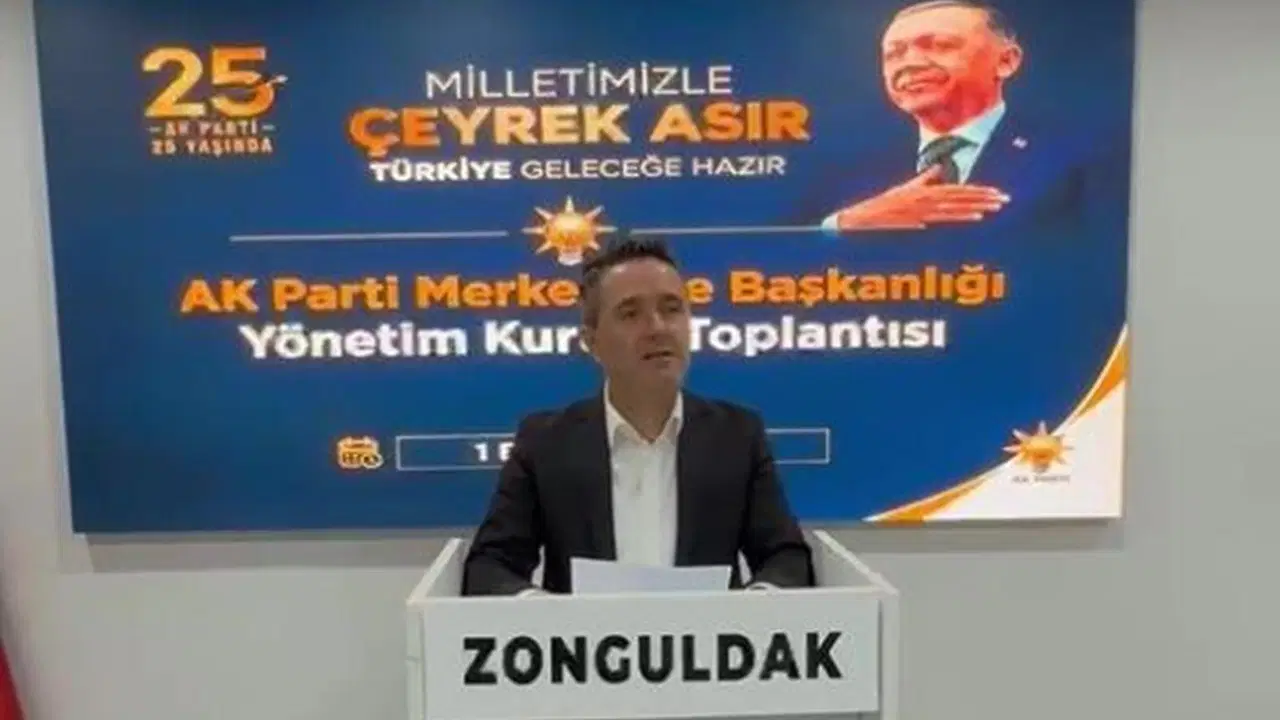 AKP Zonguldak Merkez İlçe Başkanı İstifa Etti!
