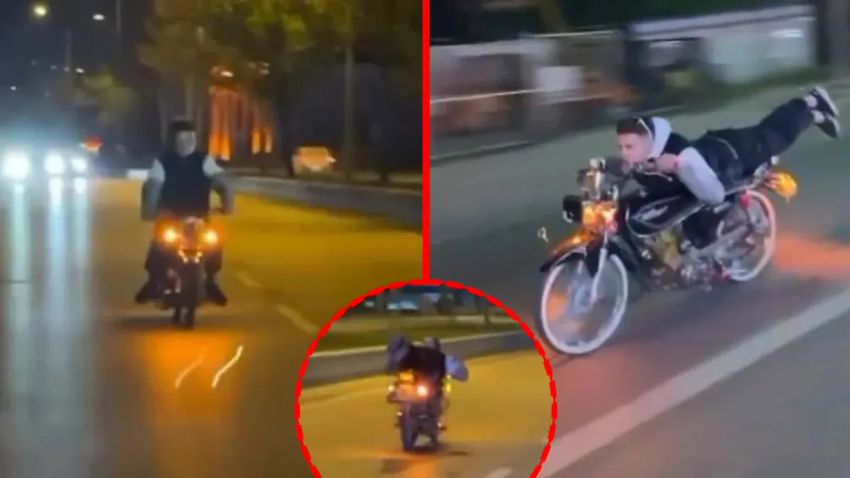 Akrobatik Motosiklet Sürücüsüne 200 Bin TL Ceza!