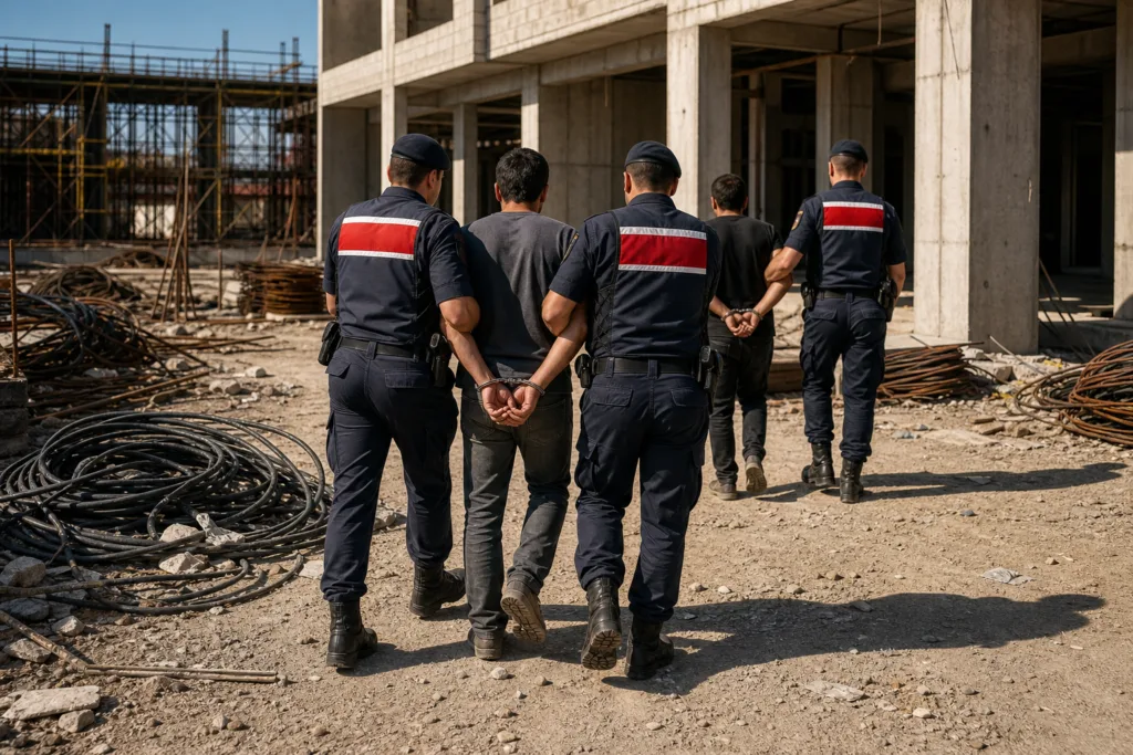 Aliağa’da Kablo Hırsızlığı Şebekesine Şok Baskın!