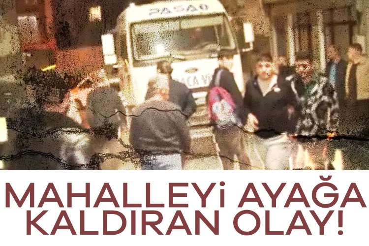 Alkol etkisiyle vinç mahalleyi ayağa kaldırdı!