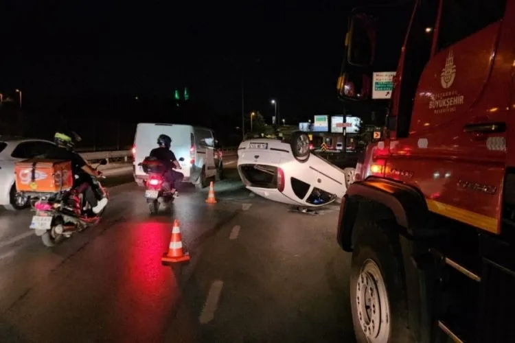 Alkollü Sürücünün Aracı Takla Attı!