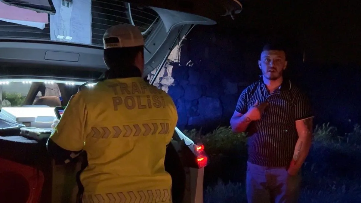 Alkollü Sürücüye Metruk Yangın Merakı Cezası!