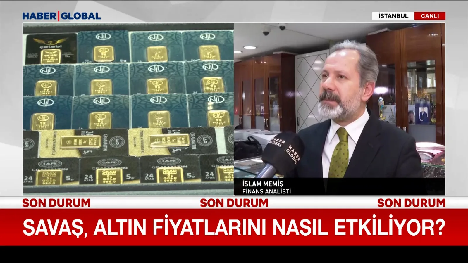 Altın Fiyatları Dolar ve Petrolle Dalgalanıyor