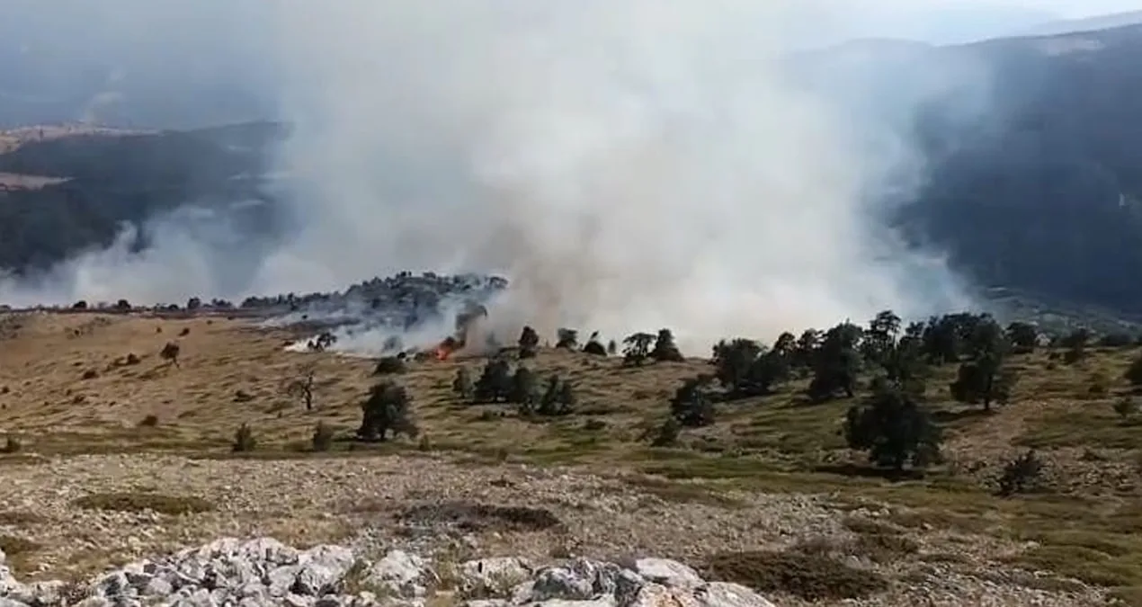 Amasya’daki Orman Yangını 16 Saatte Kontrol Altında
