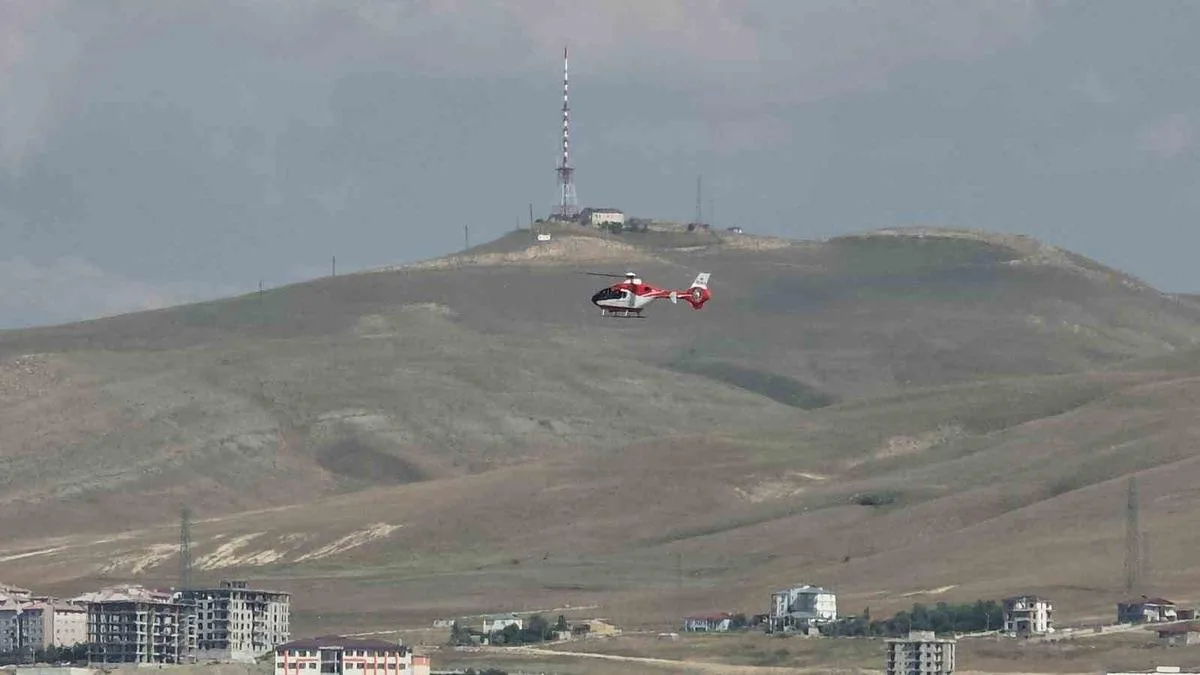 Ambulans Helikopterle Hayat Kurtaran Nakil!