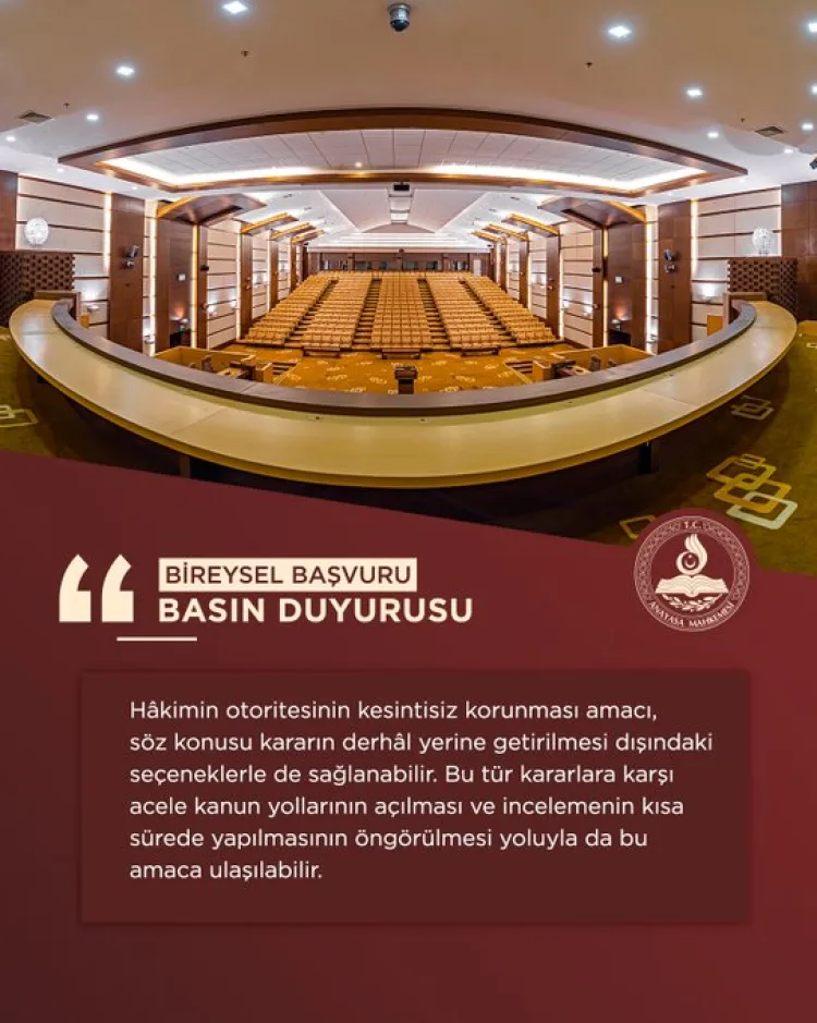 Anayasa Mahkemesi’nden Disiplin Hapsine Eleştiri