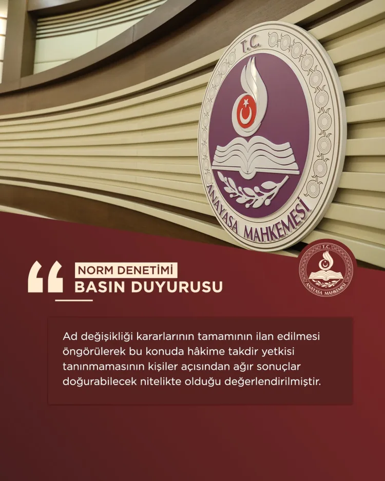 Anayasa Mahkemesi’nden Kişisel Verilere Koruma Kararı