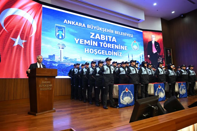 Ankara’da 110 Zabıta Memuru Göreve Başladı!